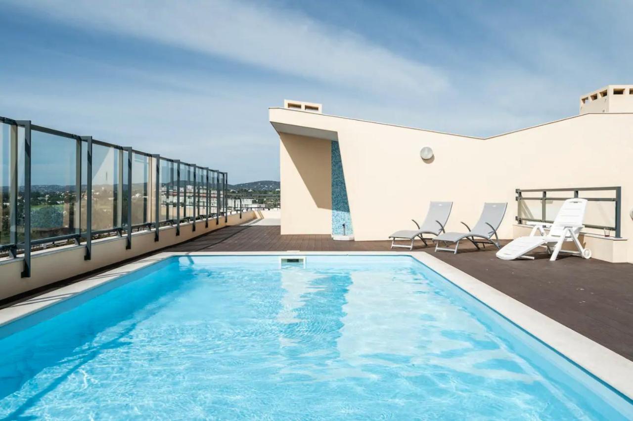Oceanview Luxury Amazing Views And Pool Apartment Olhao Bagian luar foto