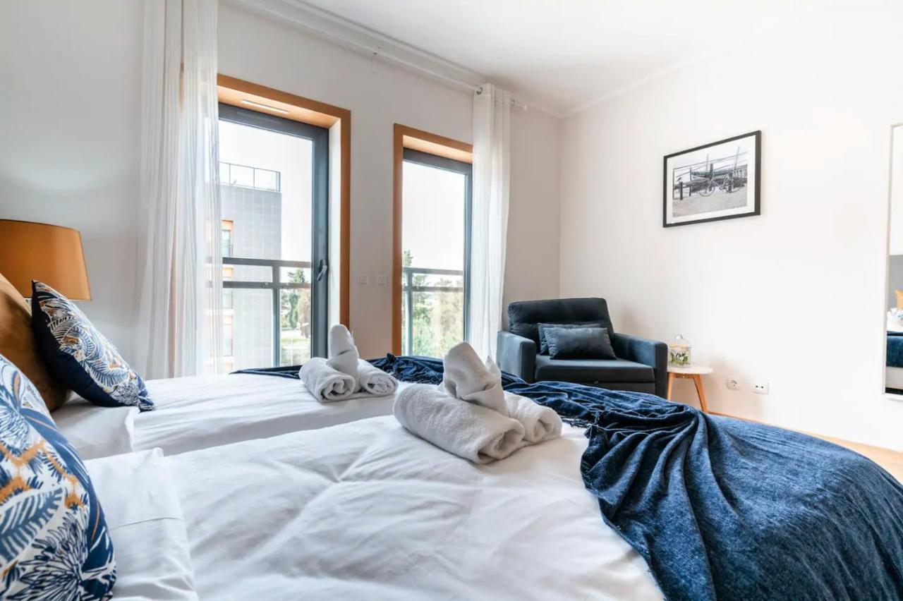 Oceanview Luxury Amazing Views And Pool Apartment Olhao Bagian luar foto