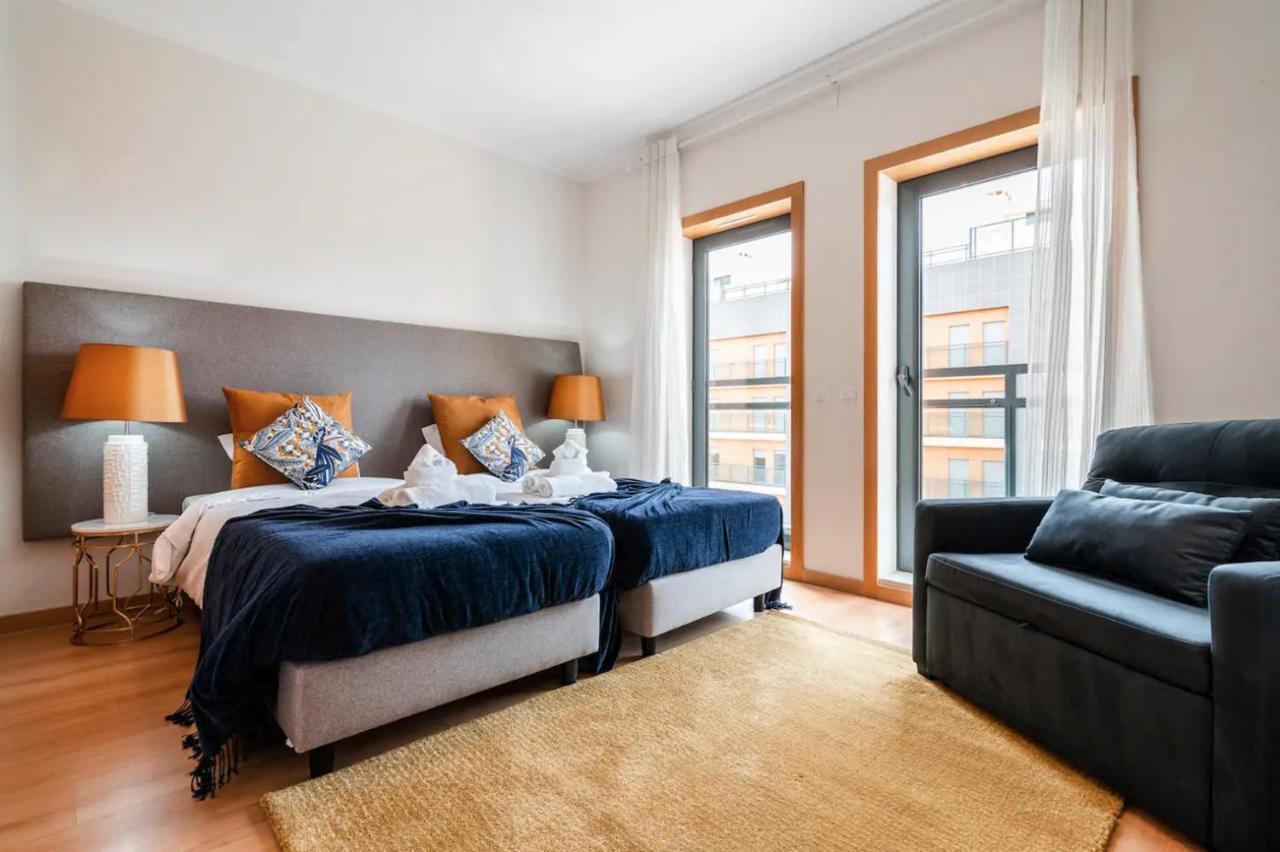 Oceanview Luxury Amazing Views And Pool Apartment Olhao Bagian luar foto